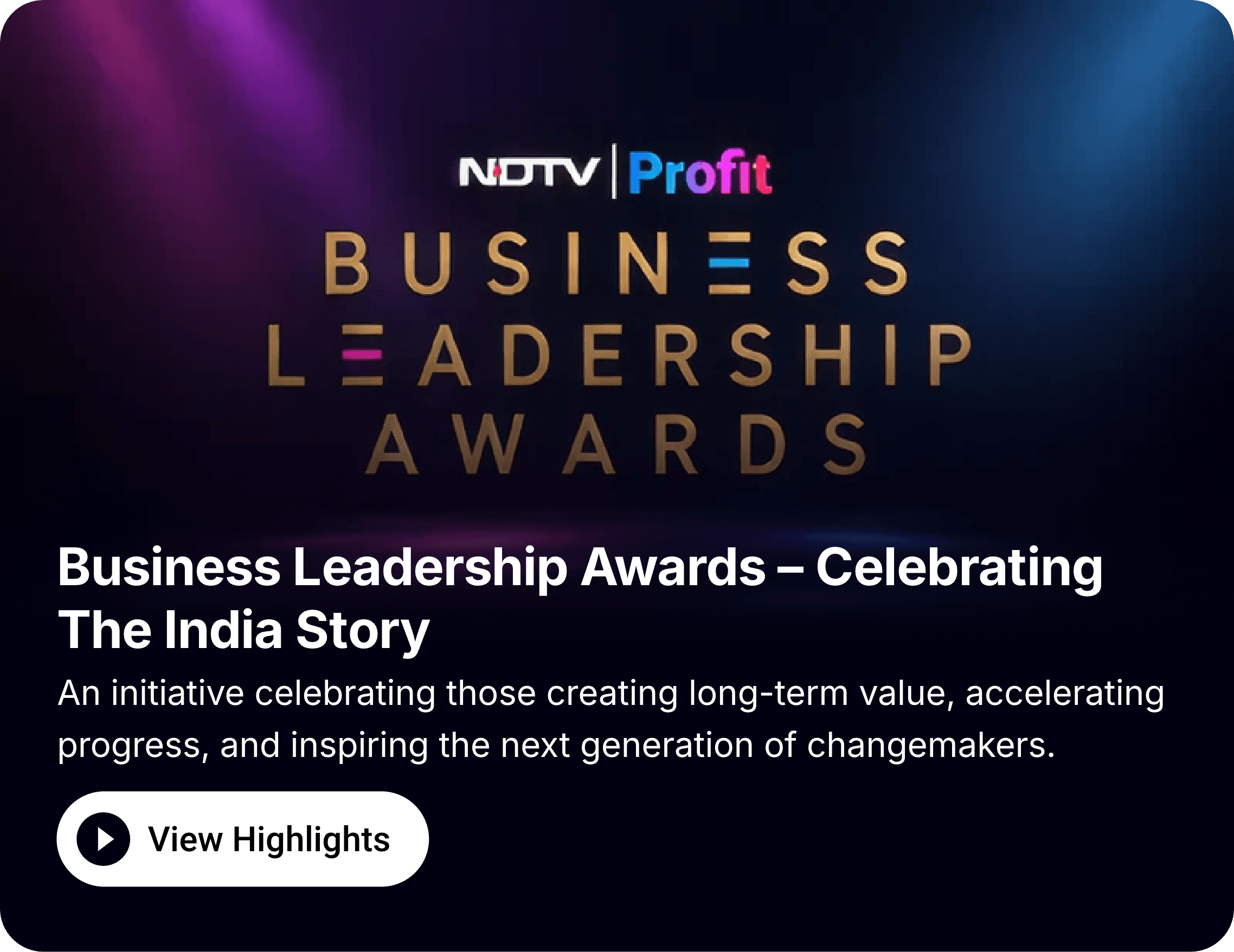 Business Leadership Awards