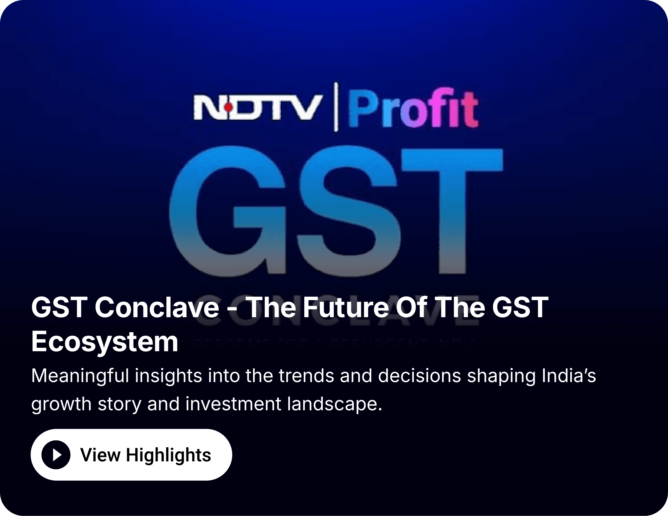 GST Conclave